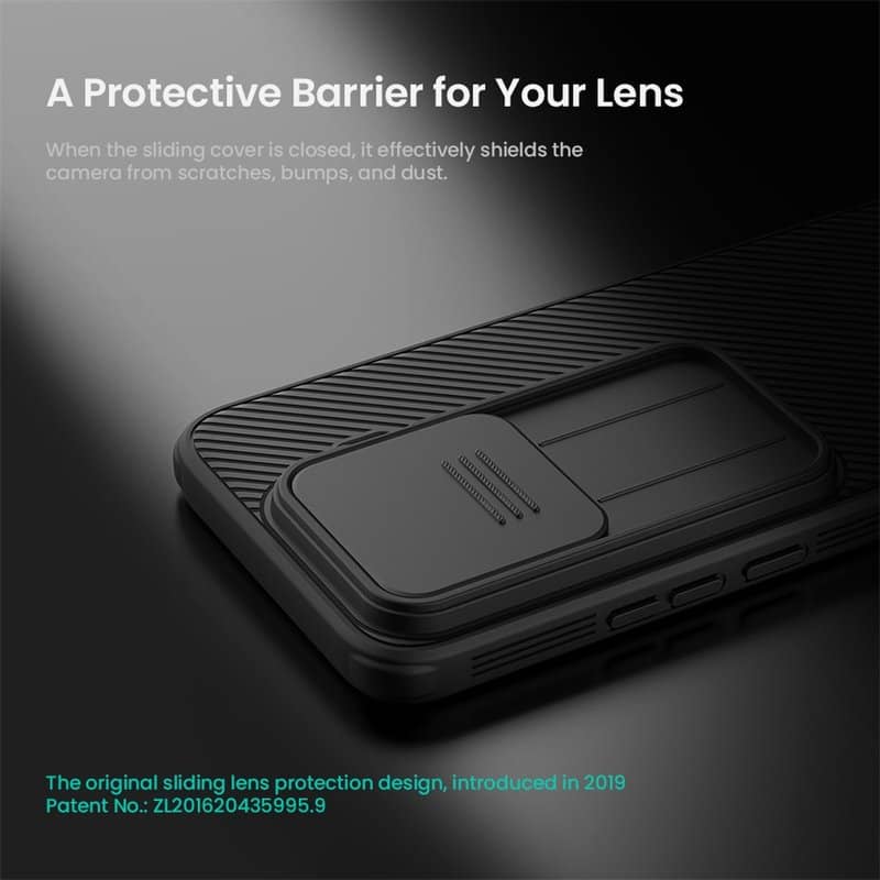 Калъф с Плъзгач за Камера за Xiaomi 17T Pro, Nillkin CamShield Pro Case, Черен (9)