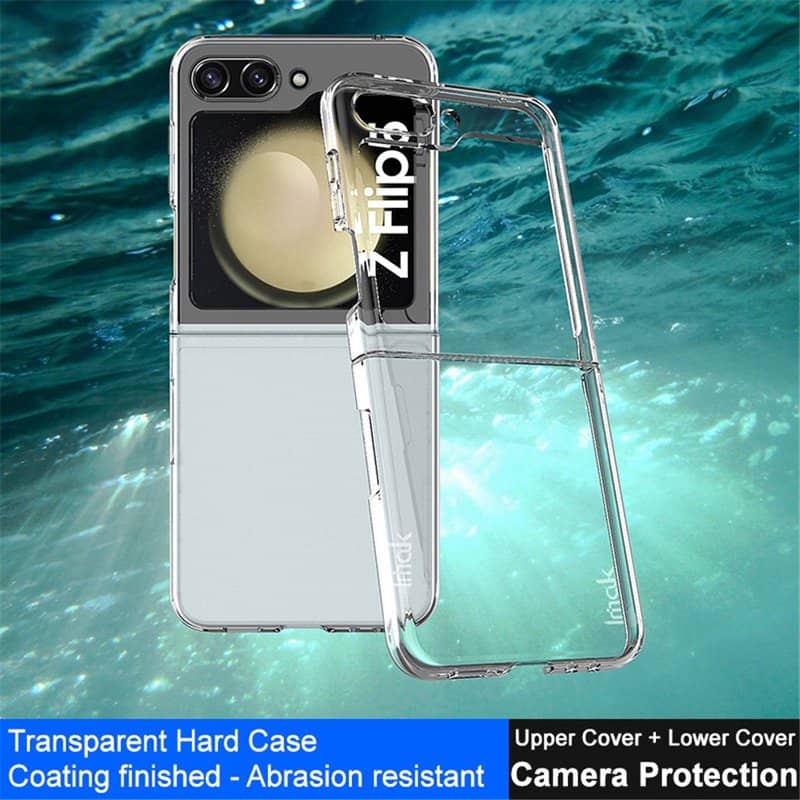 Калъф за Samsung Galaxy Z Flip 5, Imak Crystal Case, Прозрачен (7)