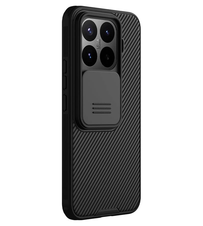 Калъф с Плъзгач за Камера за Xiaomi 17T Pro, Nillkin CamShield Pro Case, Черен