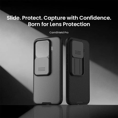 Калъф с Плъзгач за Камера за Xiaomi 17T Pro, Nillkin CamShield Pro Case, Черен (8)