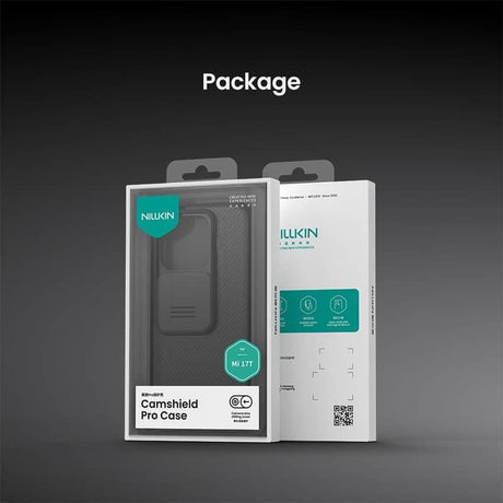 Калъф с Плъзгач за Камера за Xiaomi 17T, Nillkin Camshield Pro Series Case, Черен (10)