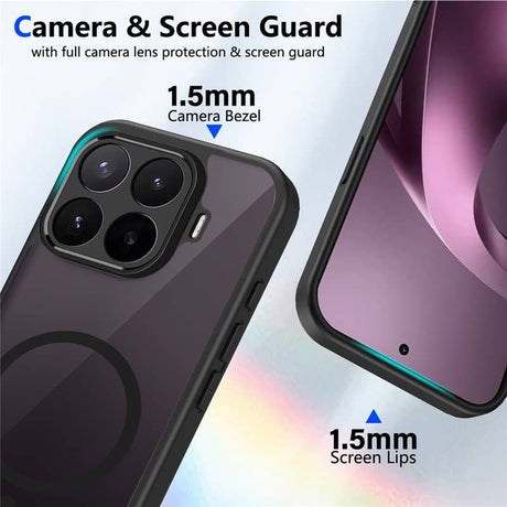 Magsafe калъф за Xiaomi 17T, GKK MagMat Smoky Case, Прозрачен (4)