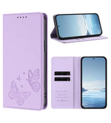 Кожен Kалъф с Джобове за Xiaomi 17T Pro, GKK RFID Wallet Book Case, Лилав (10)