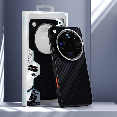 Magsafe Калъф за Oppo Find X9 Ultra, GKK Carbon Desigh Case, Черен (8)