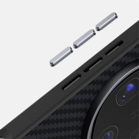 Magsafe Калъф за Oppo Find X9 Ultra, GKK Carbon Desigh Case, Черен (5)