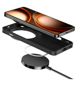 Magsafe Калъф за Oppo Find X9 Ultra, GKK Carbon Desigh Case, Черен (7)