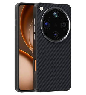 Magsafe Калъф за Oppo Find X9 Ultra, GKK Carbon Desigh Case, Черен
