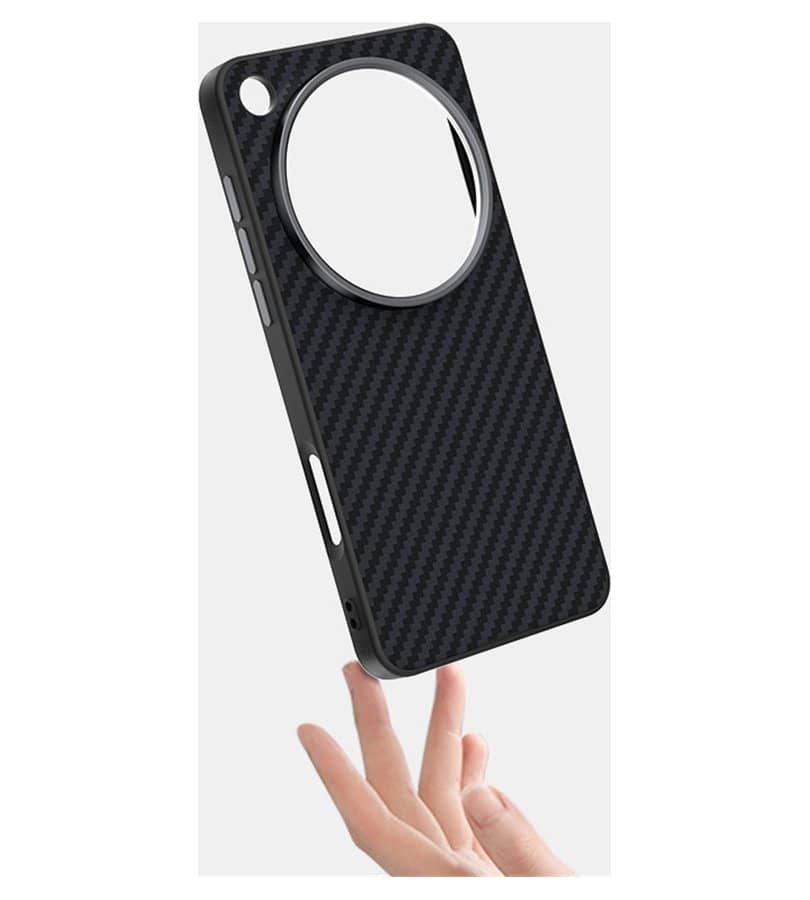 Magsafe Калъф за Oppo Find X9 Ultra, GKK Carbon Desigh Case, Черен (3)