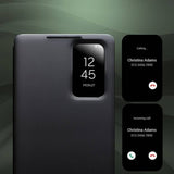 Активен Кожен Калъф за Samsung S26 Ultra, Qialino Smart View Book Case, Зелен (5)