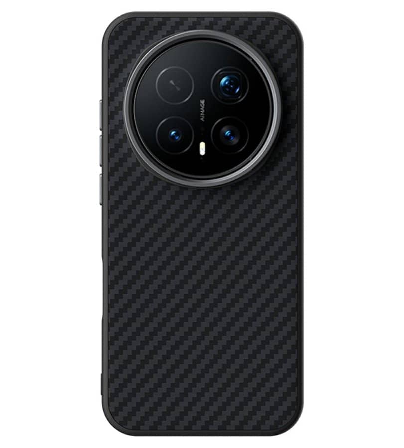 Magsafe Калъф за Honor Magic 8 Pro, Carbon Desigh Case, Черен (2)