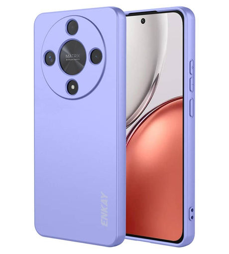 Силиконов Калъф за Honor Magic 8 Lite, Silicone Soft Case, Лилав