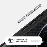 Magsafe Калъф за Honor Magic 8 Pro, Carbon Desigh Case, Черен (5)
