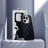 Magsafe Kалъф за Oppo Find X9 Pro, GKK Carbon Desigh Case, Черен (9)