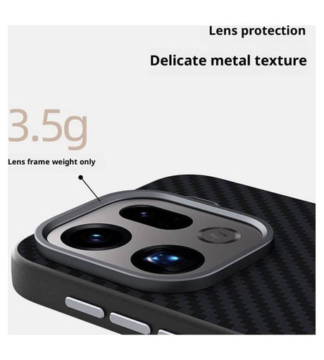 Magsafe Kалъф за Oppo Find X9 Pro, GKK Carbon Desigh Case, Черен (8)