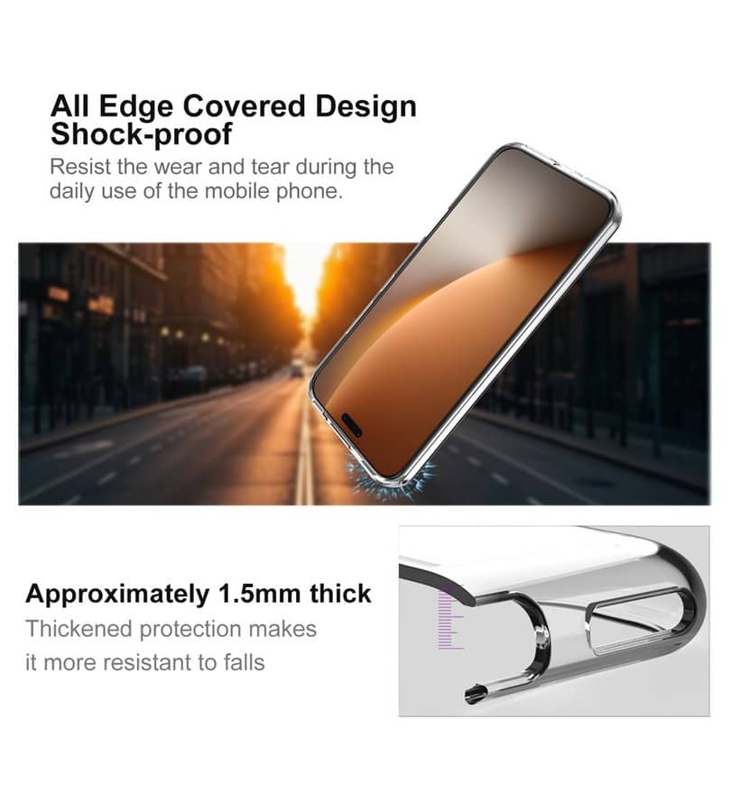 Силиконов Калъф за Honor Magic 8 Pro, Imak UX-10 Case, Прозрачен (4)