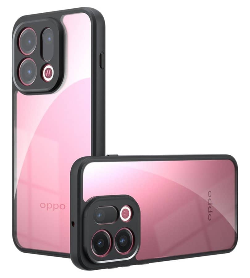 Калъф за Oppo Find X9, GKK Hybrid CF Case, Черен (2)