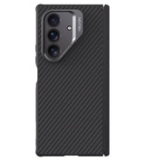 Magsafe Калъф за Samsung Z Fold 7, Nillkin Aramid Fiber CarboProp Case, Черен (11)