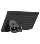 Magsafe Калъф за Samsung Z Fold 7, Nillkin Aramid Fiber CarboProp Case, Черен (13)