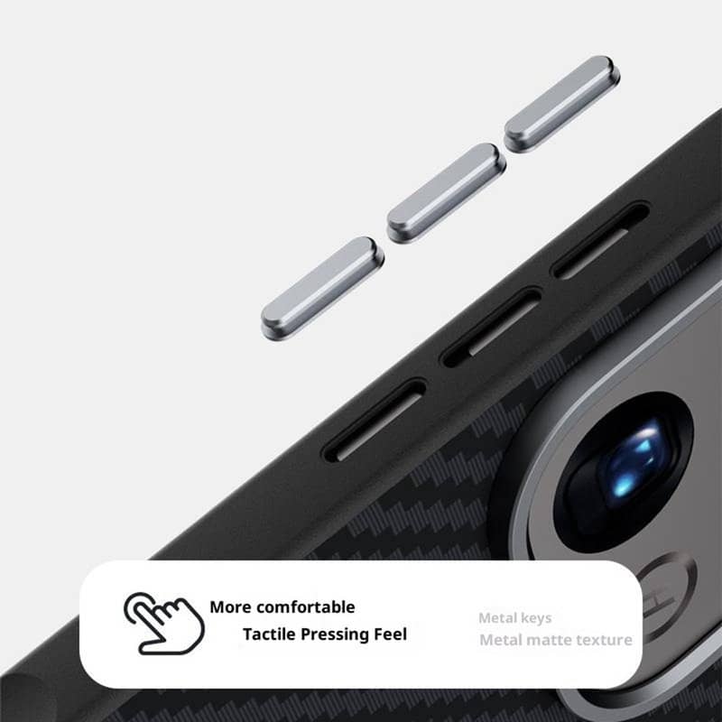 Magsafe калъф за Oppo Find X9, GKK Carbon Desigh Case, Черен (6)