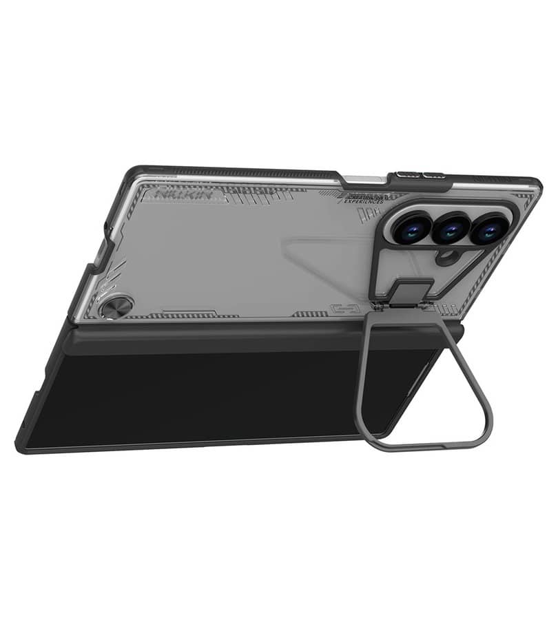 Противоударен Калъф за Samsung Z Fold 7, Nillkin Iceblade CamProp Case, Сив (15)