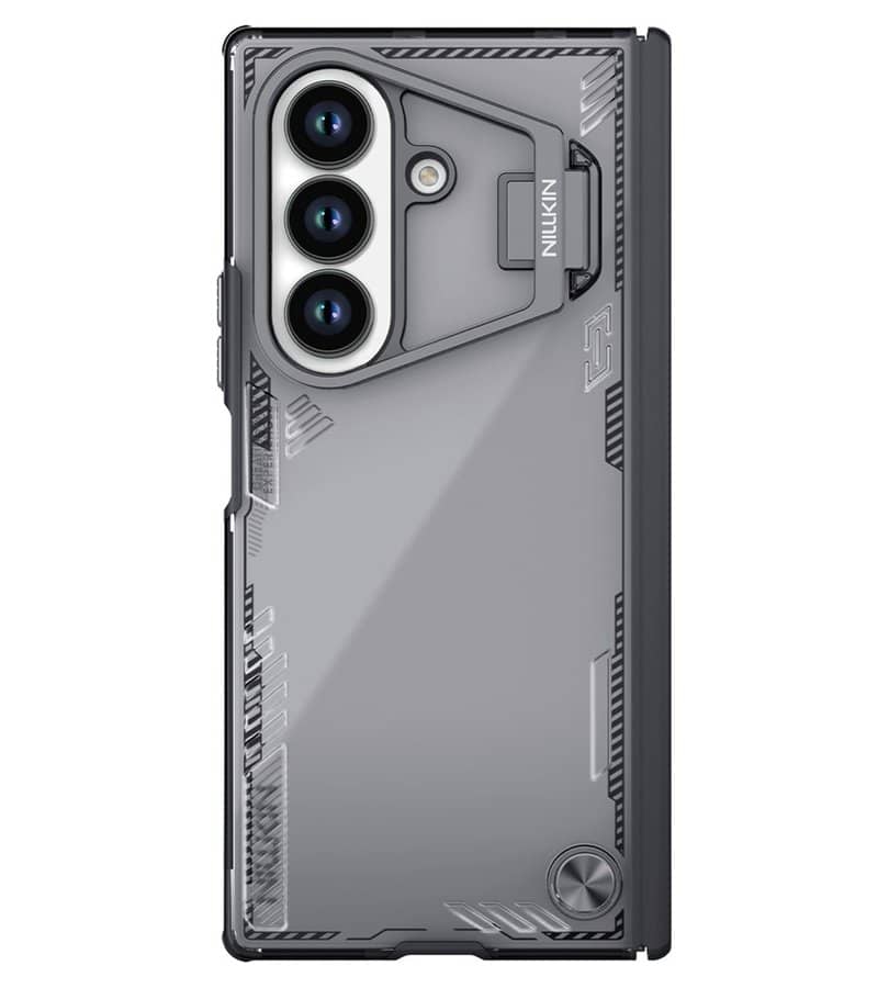 Противоударен Калъф за Samsung Z Fold 7, Nillkin Iceblade CamProp Case, Сив (17)
