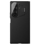 Magsafe Калъф за Samsung Z Fold 7, Nillkin Clear CamShield Prop Magnetic Case, Черен (4)