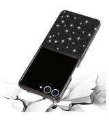 Калъф с Блестяща Декорация за Samsung Z Flip 7, Glitter Case, Златист (4)