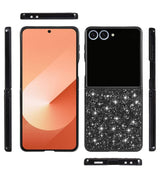 Калъф с Блестяща Декорация за Samsung Z Flip 7, Glitter Case, Златист (7)