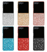 Калъф с Блестяща Декорация за Samsung Z Flip 7, Glitter Case, Златист (8)