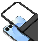 Калъф с Предпазител за Samsung Galaxy Z Flip 7, Skin-Touch Hinge Case, Лилав (9)