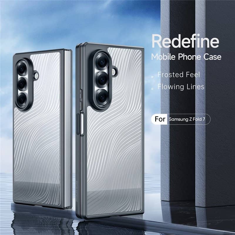 Тънък Калъф за Samsung Z Fold 7, Dux Ducis Aimo Case, Черен (12)