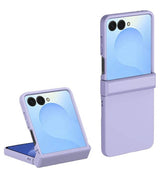 Калъф с Предпазител за Samsung Galaxy Z Flip 7, Skin-Touch Hinge Case, Лилав (8)