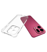 Противоударен Силиконов Калъф за Oppo Find X9, GKK Crystal Armor Case, Прозрачен (4)