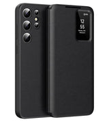 Активен Калъф за Samsung S23 Ultra, Smart Wallet Book Case, Черен (9)