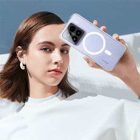 Magsafe Калъф за Xiaomi 15, Magnetic Acrylic Clear Case, Прозрачен (15)