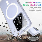 Magsafe Калъф за Xiaomi 15, Magnetic Acrylic Clear Case, Прозрачен (14)