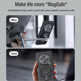 Magsafe Калъф за Honor Magic 7 Pro, Nillkin CamShield Prop Case, Черен (22)
