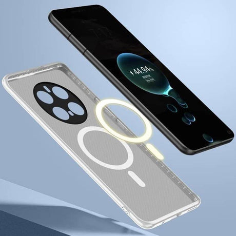 Magsafe Кожен Калъф за Honor Magic 7 Pro, Leather Case, Черен (16)