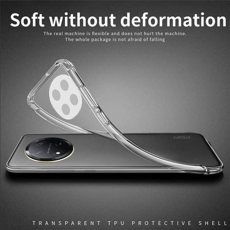 Силиконов Калъф за Honor Magic 7 Lite, Slim Transperant Case, Прозрачен (15)