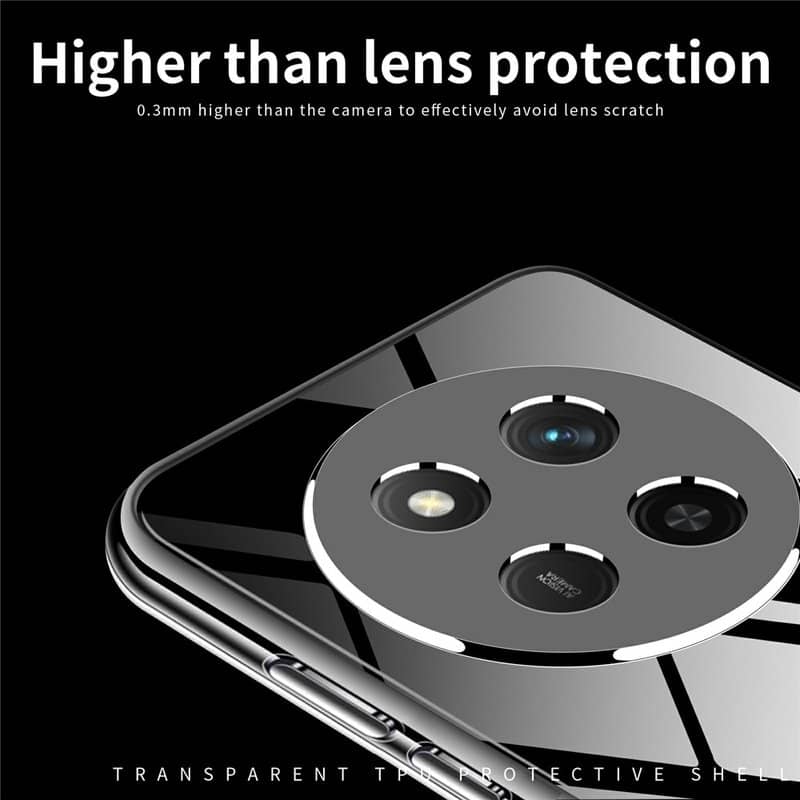 Силиконов Калъф за Honor Magic 7 Lite, Slim Transperant Case, Прозрачен (17)
