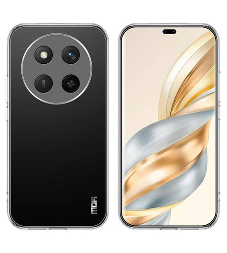 Силиконов Калъф за Honor Magic 7 Lite, Slim Transperant Case, Прозрачен (13)