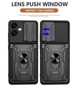 Калъф с Предпазител за Камера и Стойка за Samsung A06, Kickstand Pro Case, Черен (9)