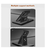 Калъф с Предпазител за Камера и Стойка за Samsung A06, Kickstand Pro Case, Черен (14)