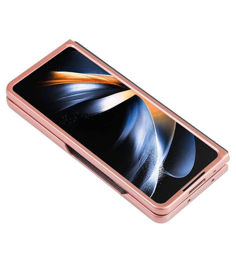 Калъф с Блестяща Декорация за Samsung Z Fold 6, Glitter Electroplating Case, Розов (10)