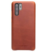 Кожен Калъф за Huawei P30 Pro, Qialino Leather Case, Кафяв (5)