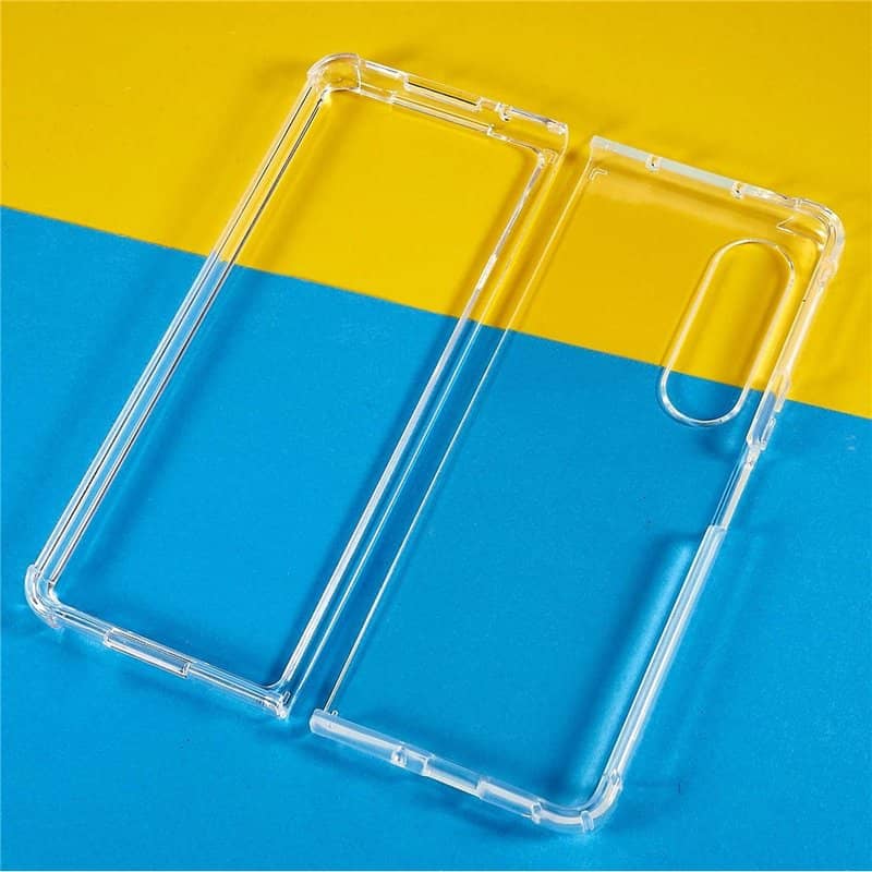 Калъф за Samsung Z Fold 3, Clear TPU Case, Прозрачен (4)