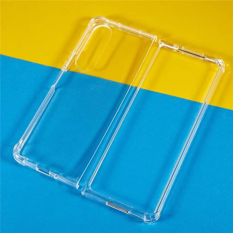 Калъф за Samsung Z Fold 3, Clear TPU Case, Прозрачен (3)