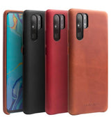Кожен Калъф за Huawei P30 Pro, Qialino Leather Case, Кафяв (6)
