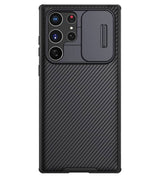 Калъф с Плъзгач за Камера за Samsung S22 Ultra, Nillkin CamShield Case, Черен (5)