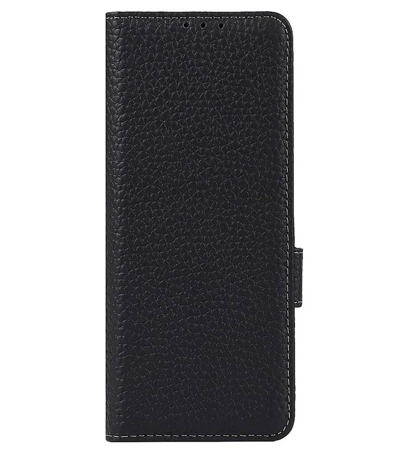 Кожен Калъф с S-Pen Поставка за Samsung Z Fold 3, GKK Leather Case, Черен (13)